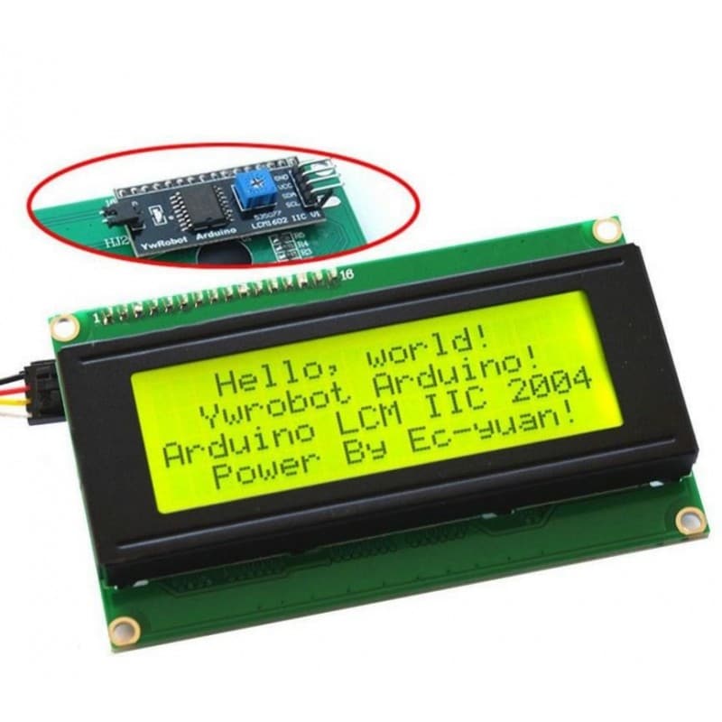 I2C 20X4 LCD Display Module