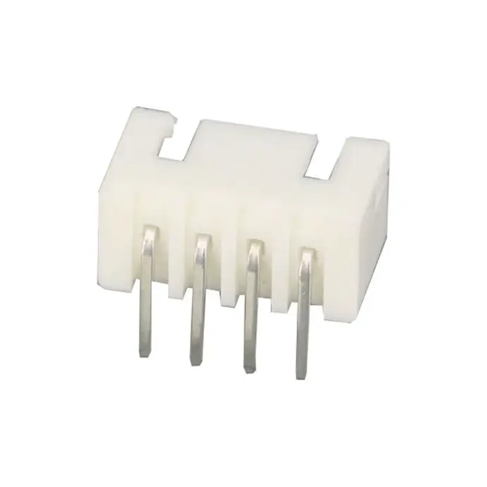 JST Connector PH 2.0 Curved needle, 4p (10 pack)