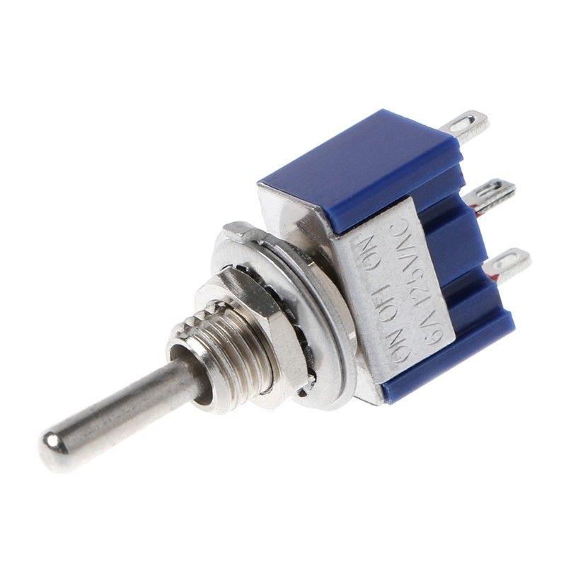 MTS-103 3-Pin ON-OFF Toggle Switch SPST 6A