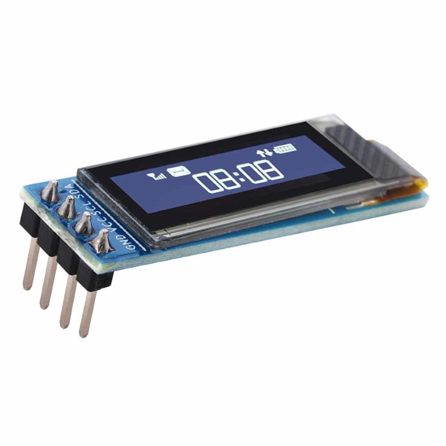 OLED LCD Display Module I2C Interface Blue 0.91 Inch