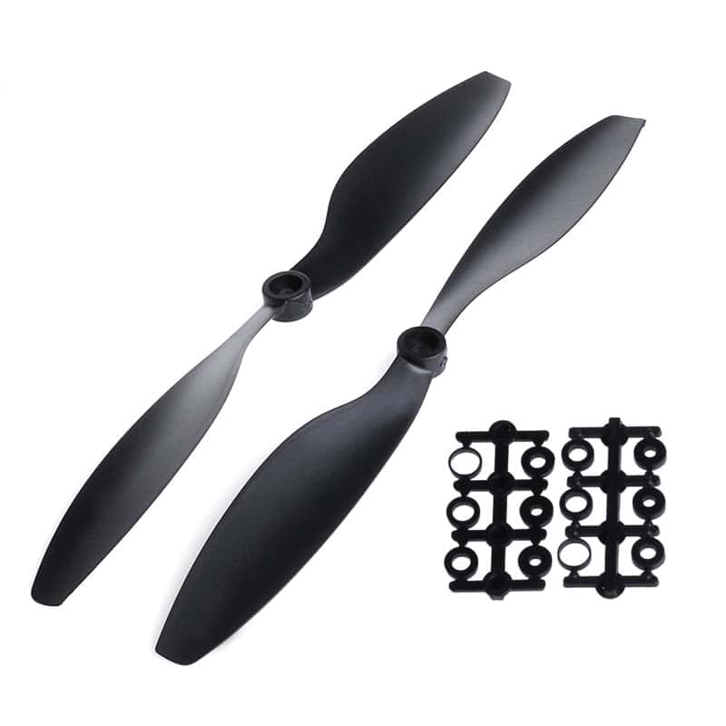 Propeller 1045 black 254mm 1 pair