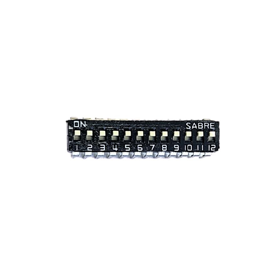 Slide DIP Switch 12 Pole