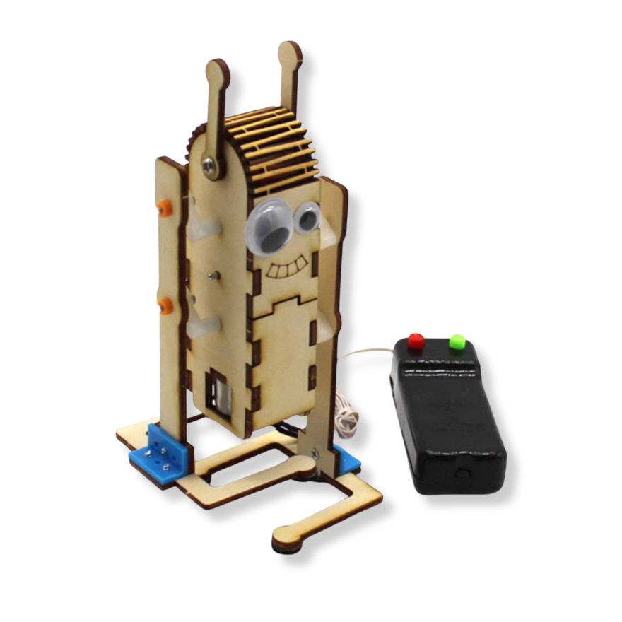 STEM Educational Toys - Wooden Smart Walking Robot