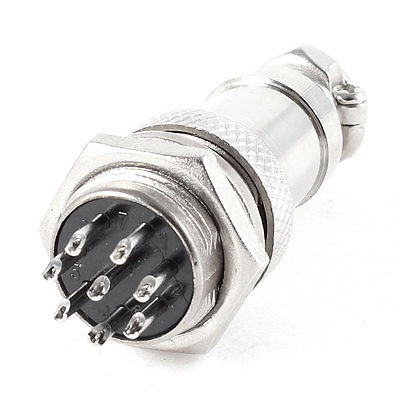 GX16 Circular Aviation Socket Plug 8-Pin