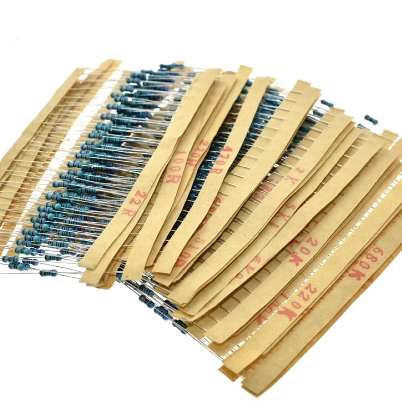 30 Resistor 600 Pack 1/4W Metal film resistor 1%