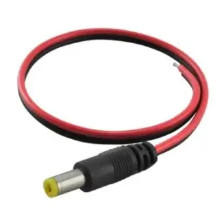 Male DC Jack Connector with Wire