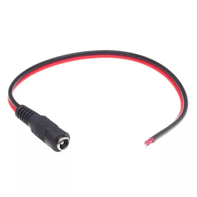 Female DC Jack Connector with Cable