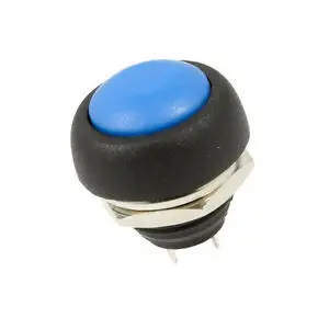 Waterproof push button Blue