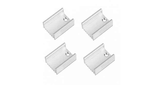 Aluminum Heat sink TO-220 (4 pack)