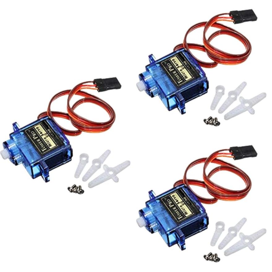 3X SG90 180-deg Servo's