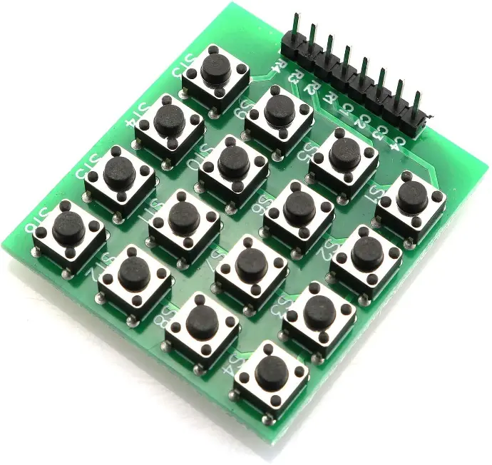 4x4 Matrix 16 Keyboard Module