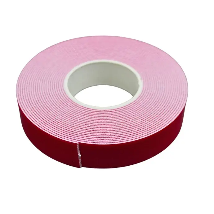 Red double sided tape 18mmx5m 1mm thickness