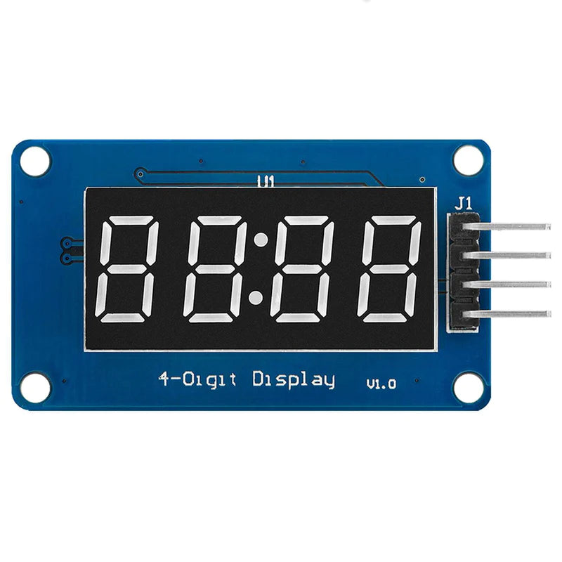 4 Digit 7 Segment LED Display Module TM1637