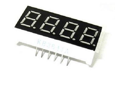 8 Segment 4 digit red display common cathode