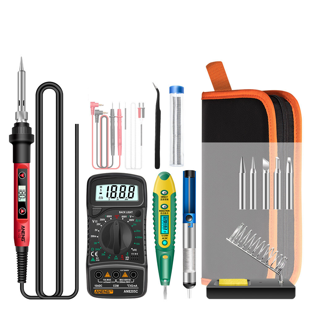 ANENG SL102/SL101 Digital Electric Soldering Iron Set