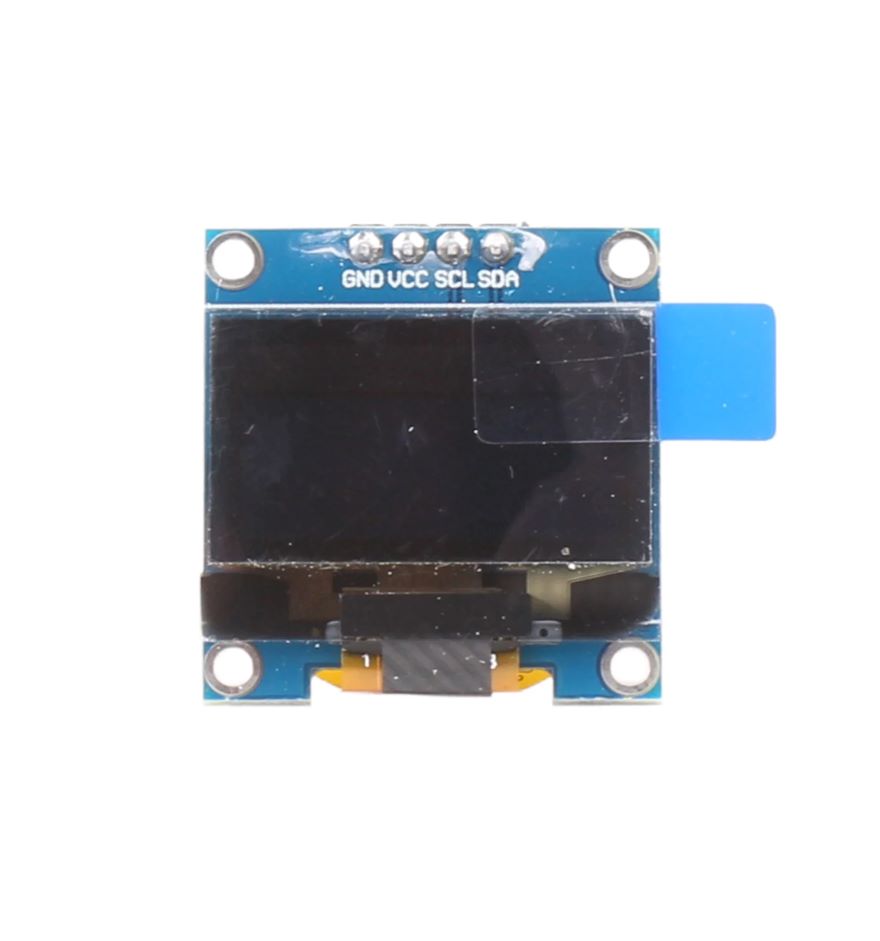 Blue 0.96 inch OLED display with I2C interface