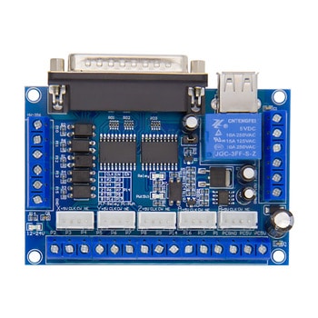 CNC 5 Axis Interface Breakout Board (Mach3)