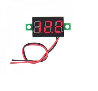 DC4.5 -25.0V 0.36 inch LED display 2 wire red digital volt meter DC