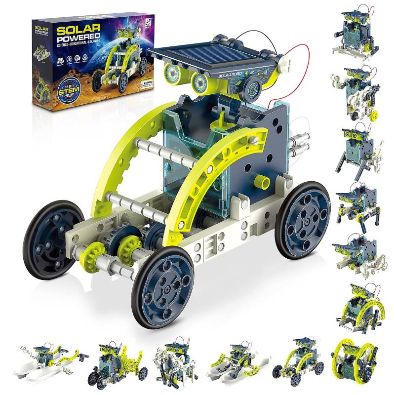 Educational 12 In 1 Solar Robot STEM Kit for Kids