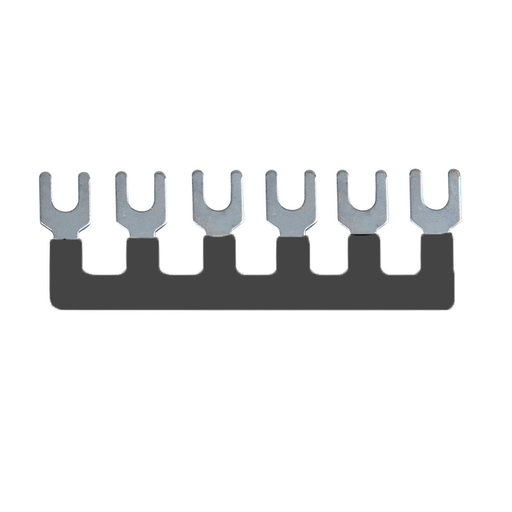 [ACC-091-6Pin-N] Jumper Block Terminal Strips, 6 Pin, 25A, Black