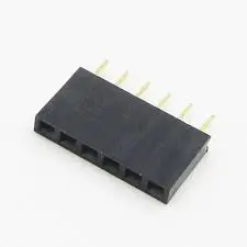 [EC-030-6Pin-N] 6-Pin Female 2.54mm Pitch Header (10 Pack)