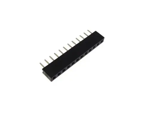 [EC-030-12Pin-N] 12-Pin Female 2.54mm Pitch Header (10 Pack)