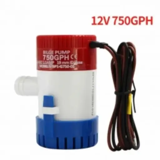 [ACT-048-750GPH-N] Submersible Bilge pump 12V DC 750GPH