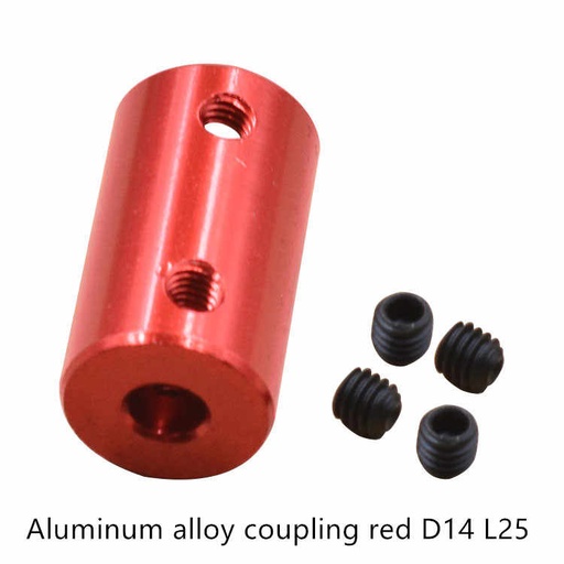 [ACC-111] 5mm -9mm Red Aluminum Alloy Coupling