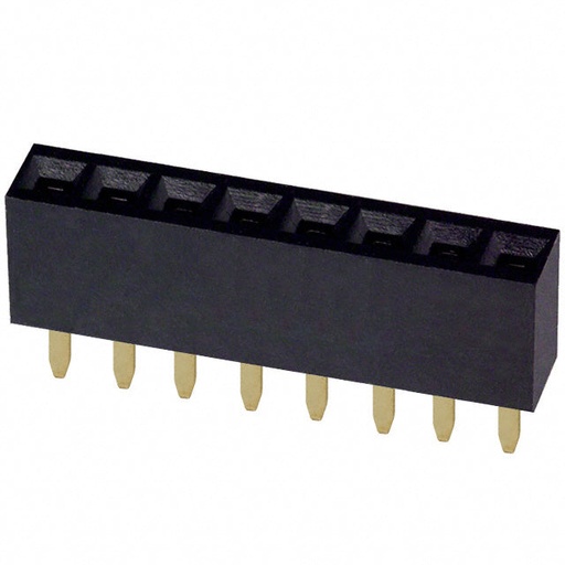 [EC-030-8pin-N] 8-pin Female header 2.54mm Pitch (10 Pack)